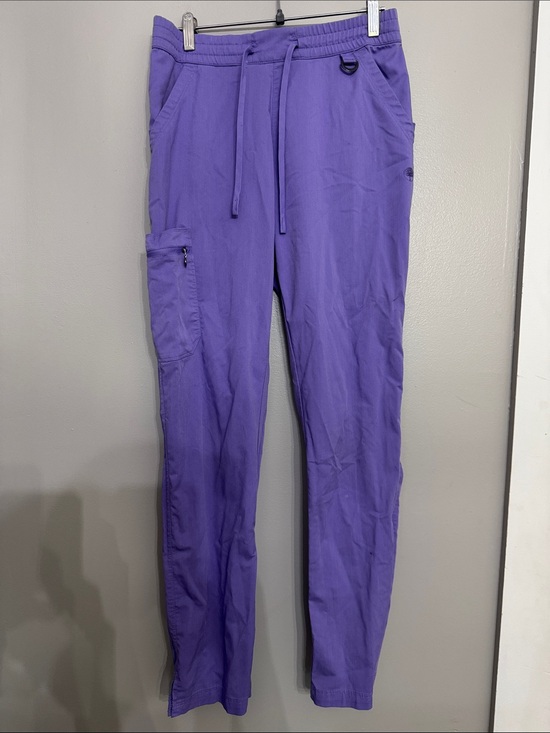 healing hands Pants - healing hands Purple Drawstring Cargo Joggers
